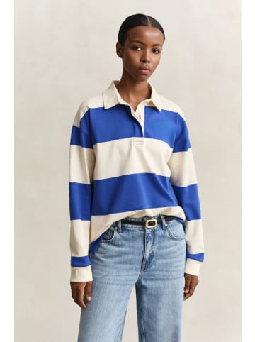 Gant Sweatshirt in blau beige - 0001