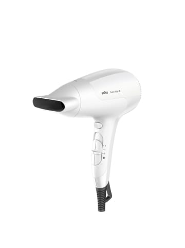 Braun Haartrockner "Satin Hair 3 HD 380 Power Perfection solo" in Weiß