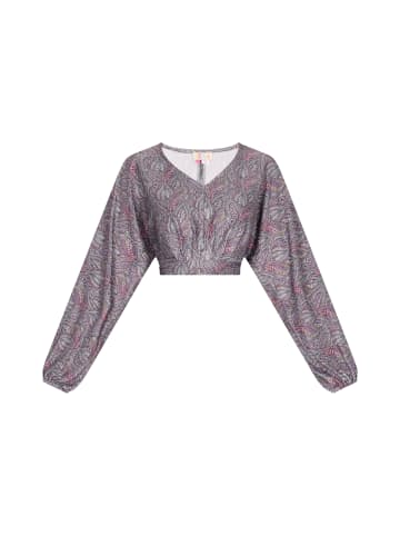 IZIA Damen Bluse in Pink Mehrfarbig
