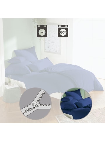 Erwin Müller Renforcé Bettwäsche Würzburg in dunkelblau