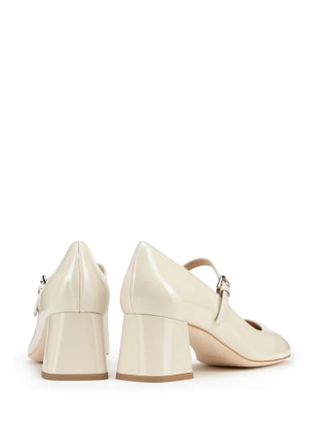 Wittchen Damenschuhe Pumps Aus Leder Mit Riemen in Creme