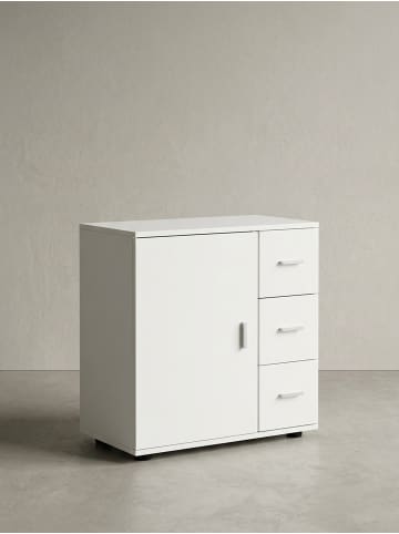 KADIMA DESIGN Badschrank WL5.877 60x65,5x33 cm Midi-Schrank mit Tür &
