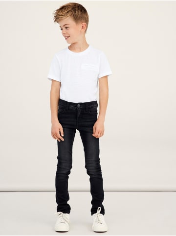 name it Jeans slim fit in black denim