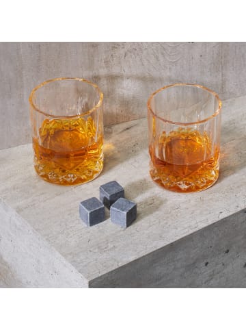 relaxdays 4 x Whiskeygläser in Transparent - 300 ml