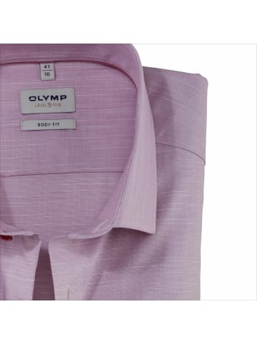 OLYMP  Langarm Business Hemd für Herren in rose