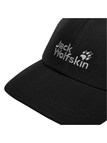 Jack Wolfskin Baseball Cap in Schwarz