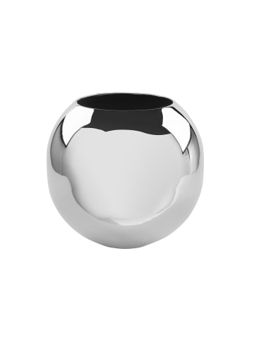 Fink Vase "Moon" in Silber - H. 13 cm - D. 16 cm