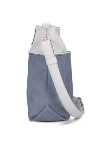 Zwei Jana Schultertasche 33 cm in nubuk sky