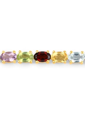 Rafaela Donata Armband Sterling Silber Amethyst in gelbgold