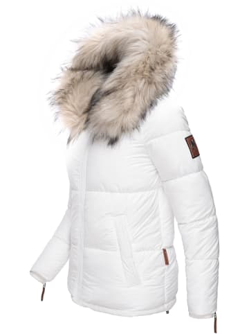Navahoo Winterjacke Tikunaa in Weiß