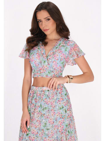 faina Women Blouse in light blue multicolor