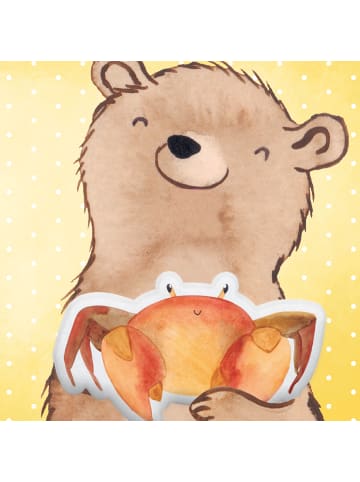 Mr. & Mrs. Panda Formkissen Sternzeichen Krebs ohne Spruch in Weiß