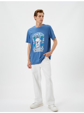 KOTON T-shirt in Blau