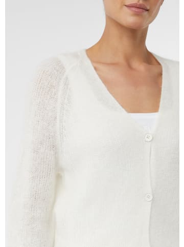 comma CI Strickjacke langarm in Weiß