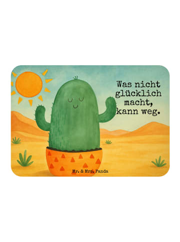 Mr. & Mrs. Panda Magnet Kaktus Sonne Design mit Spruch in Weiß