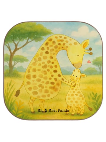 Mr. & Mrs. Panda Untersetzer für Gläser Giraffe Kind Design ohne... in Weiß