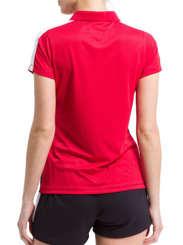 erima Squad Poloshirt in rot/schwarz/weiss