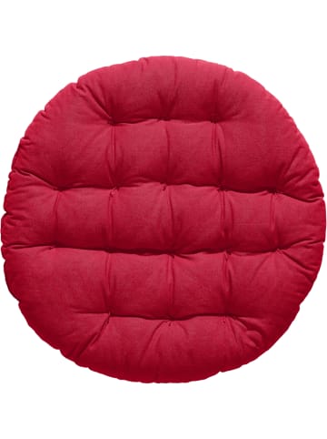 REDBEST Stuhlkissen rund 2er-Pack in rot