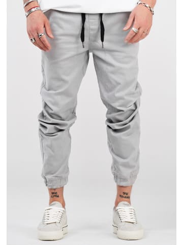 SOUL STAR Chino-Jogger - MPNOWRA Jogger-Hose Jeanshose Stoffhose in Hellgrau