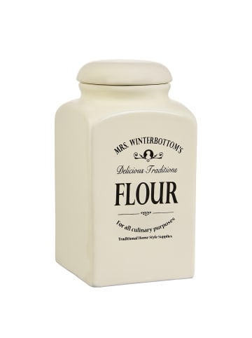 Butlers Mehldose MRS. WINTERBOTTOM'S 2er-Set in Beige