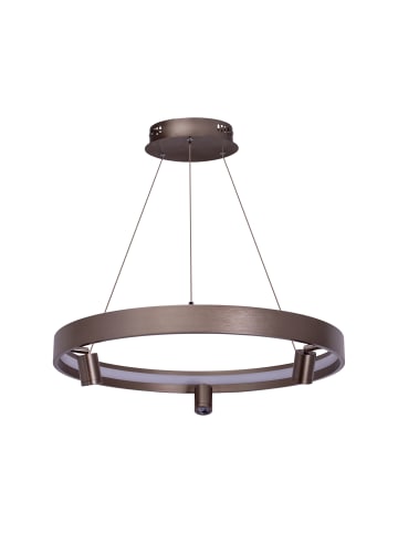 näve LED Pendelleuchte "TRISTAN" in stahl-blank - EEK E