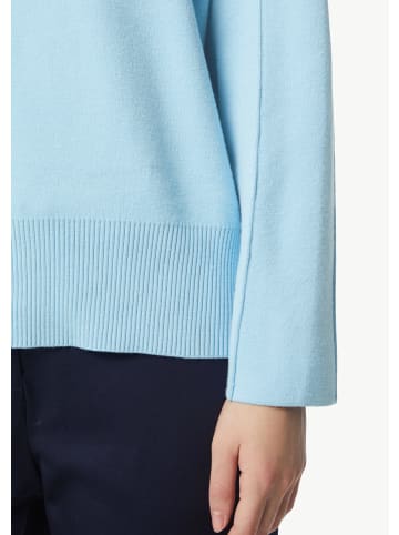 comma Strickpullover langarm in Blau
