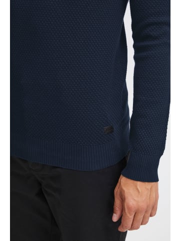 !SOLID Strickpullover SDKarl 21102378ME Strickpullover mit Perl-Strickmuster in Blau