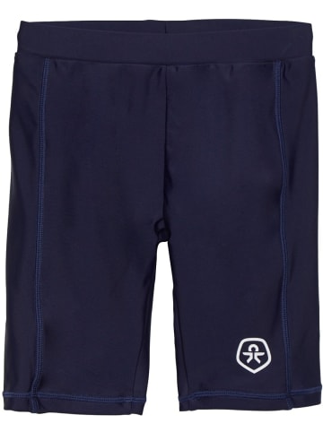 Color Kids Kinder Badeshort "Swim Trunks Long-Solid" in Blau
