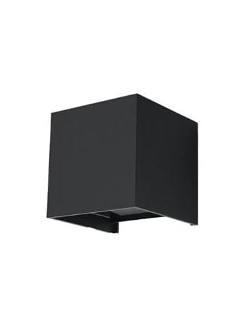 Nice Lamps Wandleuchte PINIO in Schwarz LED IP54  H 140cm