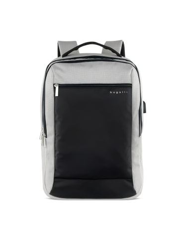 Bugatti Sera Business-Rucksack RFID Schutz 40 cm Laptopfach hellgrau