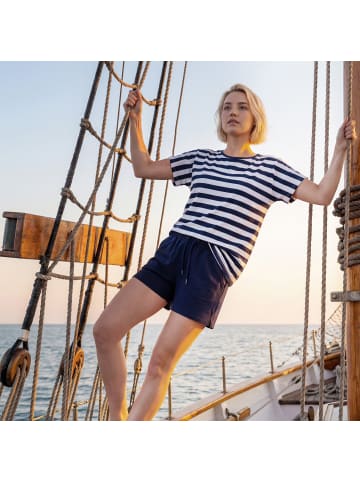 Erwin Müller Single-Jersey T-Shirt Ringel in marine