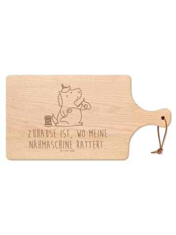 Mr. & Mrs. Panda Brett Einhorn Näherin mit Spruch in Transparent