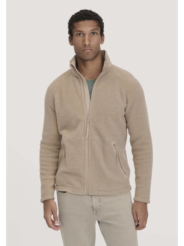Hessnatur Wollfleece-Jacke in sand