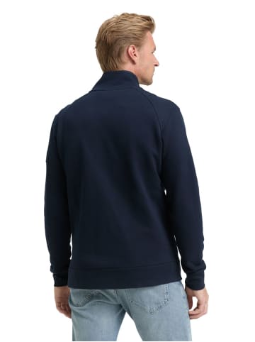 Tom Tailor Sweatjacke HYBRID SWEAT JACKET in Blau