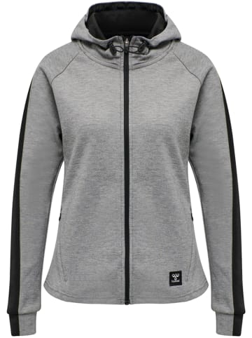 Hummel Hoodie Mit Reißverschluss Hmlessi Zip Hoodie in GREY MELANGE