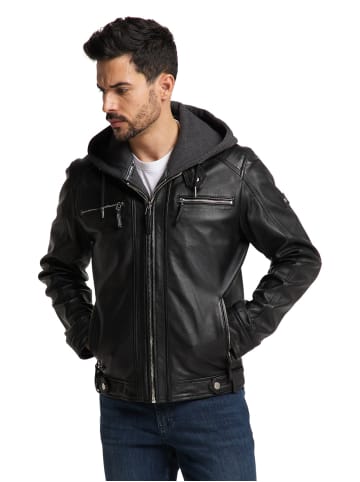 Bruno Banani Lederjacke SMUDO in Schwarz