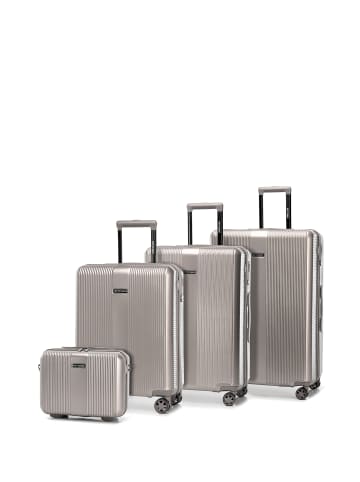 Wittchen POLYCARBONATE LUGGAGE SET 4 PCS in Champagne
