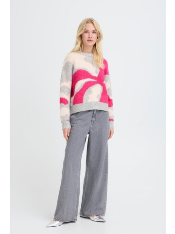 b. young Langarm BYOMEA Loose fit in ABSTRACT PHLOX PINK