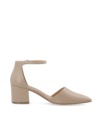 Bianco Pumps in Nougat
