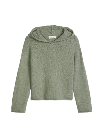Marc O'Polo Strick-Hoodie loose cropped in Fresh Sage