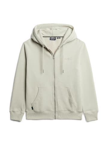 Superdry Sweatjacke in Beige