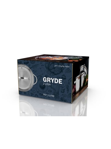 Funktion Kochtopf in Glänzender Stahl