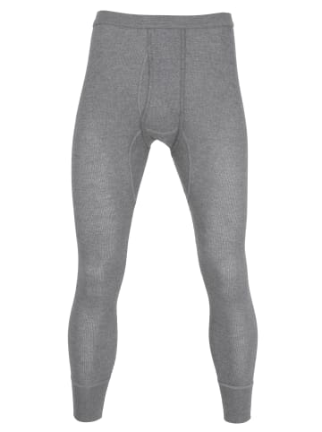 CECEBA Lange Unterhose Classic Double Rib in greymelange