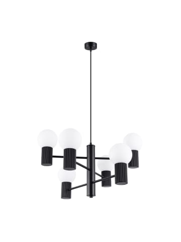 Nice Lamps Kronleuchter ORBITAL 6 black H 230 cm