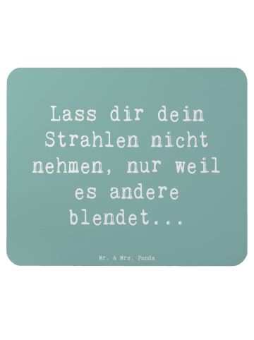 Mr. & Mrs. Panda Mouse Pad Spruch Selbstvertrauen Strahlen mit S... in Meeresbrise