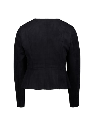 Zero  Blazer Wildlederoptik in Black Beauty