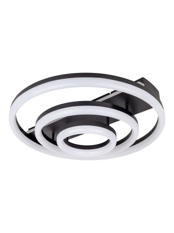 näve LED Deckenleuchte "CIRCULO" in schwarz - EEK G