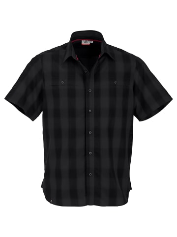 Maul Sport Askim II - 1/2 Hemd karo in Dunkelgrau037