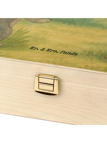 Mr. & Mrs. Panda Teeaufbewahrung Hase Igel Design mit Spruch in Weiß