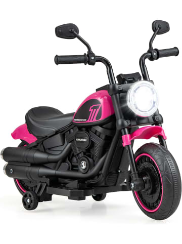 COSTWAY 6V Elektro Motorrad ab 18 Monaten in Rosa